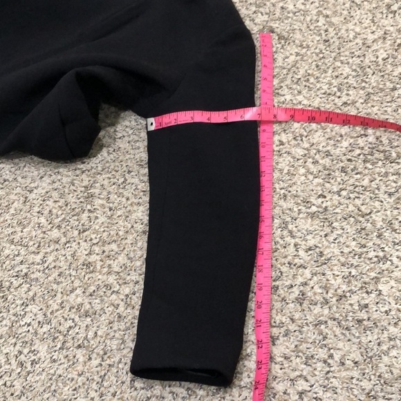 J Crew Double Cloth Collarless Pea Coat Size 8 Black Wool Blend - Picture 14 of 14